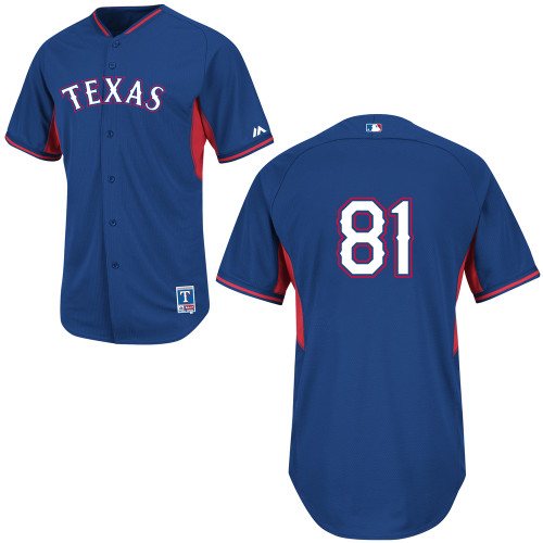 Luke Jackson #81 mlb Jersey-Texas Rangers Women's Authentic 2014 Cool Base BP Baseball Jersey